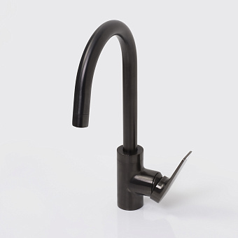 Смеситель для кухни WASSERKRAFT Wiese 8407 поворотный излив чёрный