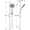 Душевой гарнитур IDEAL STANDARD IDEALRAIN PRO B9834AA chrome