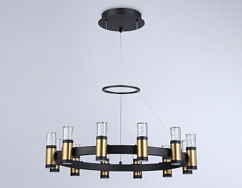 Люстра подвесная Ambrella COMFORT LineTech FL6206 72Вт 12 лампочек LED