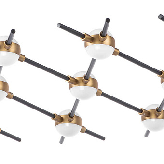 Люстра подвесная Lightstar Bergamo 745347 95Вт 19 лампочек LED