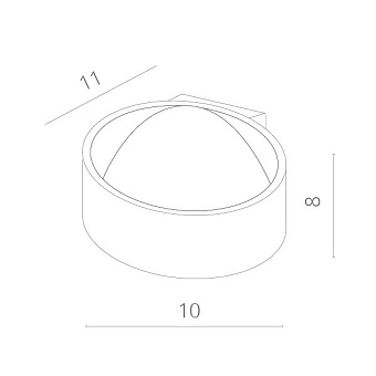 Светильник настенный Arte Lamp CERCHIO A1417AP-1WH 5Вт LED