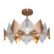 Светильник потолочный Eurosvet ORIGAMI 60121/6 латунь Smart 60Вт E14