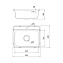 Мойка кухонная IDDIS Basic BAS53S0i77 53х43см сатин