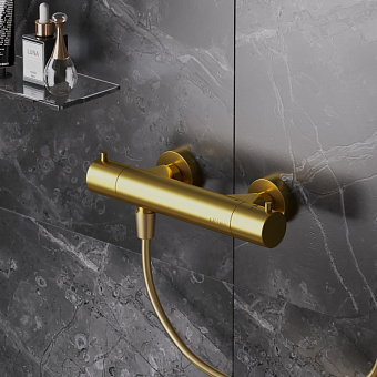 Смеситель для душа Paini Cox 78PJ511TH золото брашированное