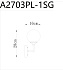 Светильник настенный Arte Lamp MARCO A2703AP-1SG 60Вт E14