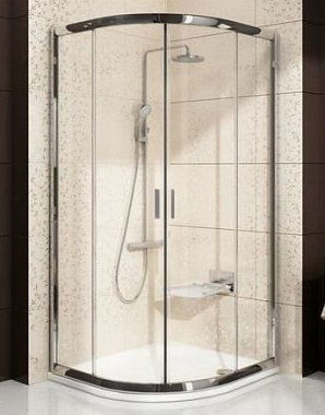 Угловое ограждение RAVAK Blix BLCP4 3B240U00ZG 190х80см стекло металл
