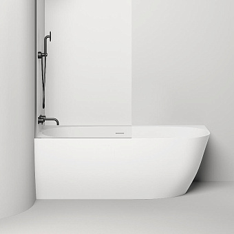 Ванна каменная SALINI SOFIA 102525M S-Stone матовая 170х85см угловая