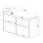 Тумба под раковину напольная LEMARK Combi LM03C125T-dub 45х120х68,2см