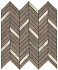 Керамическая мозаика Atlas Concord Италия Marvel Edge AEPQ Gris Supreme Mosaico Twill Lappato 30х31см 0,372кв.м.