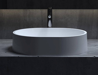 Раковина накладная SALINI GLORIA 1102211MRF S-Stone матовая 56х44см