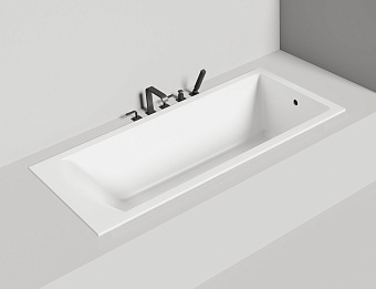 Ванна каменная SALINI CASCATA 104223MRH 180х80см встраиваемая