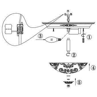 Светильник потолочный Maytoni Diametrik C907-CL-03-W 40Вт E27