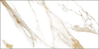 Матовый керамогранит Global Tile Calacatta Royal_GT GT120600103MR белый 120х60см 1,44кв.м.