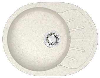Мойка кухонная Azario Light CS00079921 57,5х44см светло-серый