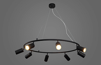 Светильник подвесной CRYSTAL LUX CLT 015 CLT 015C8 D800 BL 400Вт GU10