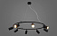 Светильник подвесной CRYSTAL LUX CLT 015 CLT 015C8 D800 BL 400Вт GU10