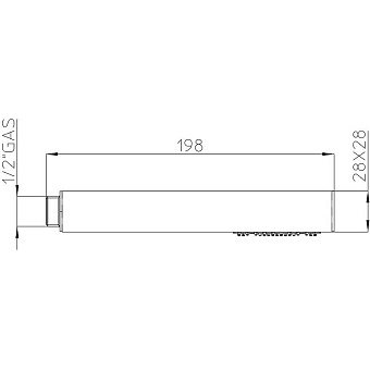 Душевая система BOSSINI Cosmo L10092.073 чёрный матовый