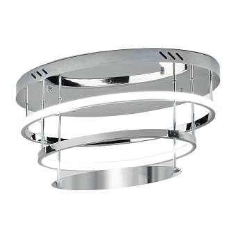 Светильник потолочный Eurosvet CHIC 90160/2 хром 142Вт LED