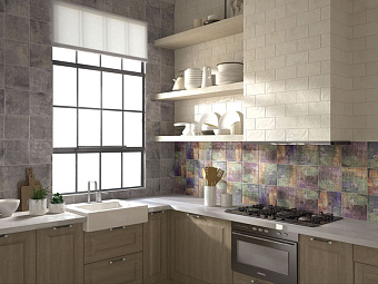 Декор MAINZU Ravena PT02371 Decor Pietro Viola Mix 20х20см 1кв.м.