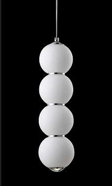 Светильник подвесной CRYSTAL LUX DESI DESI SP4 CHROME/WHITE 12Вт LED