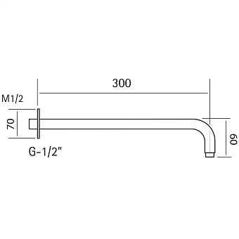 Излив Huber SS013540D1