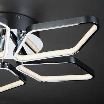 Светильник потолочный Eurosvet Kalifea 90081/5 хром 65Вт LED