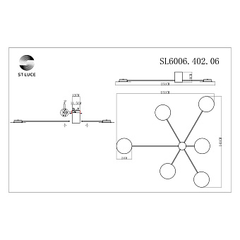 Светильник потолочный ST Luce TONDO SL6006.402.06 30Вт LED