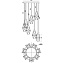 Светильник подвесной Maytoni Coctail time MOD325PL-07G 196Вт G9