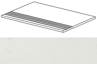 Плитка для ступеней Atlas Concord Италия Marvel ASLQ Calacatta Gradino 60х30см 1,08кв.м. матовая