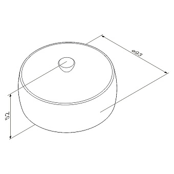 Контейнер для ванной AM-PM Sensation A3021000 хром