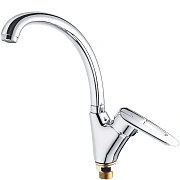 Смеситель для кухни Maxonor MN4107-2 поворотный излив хром