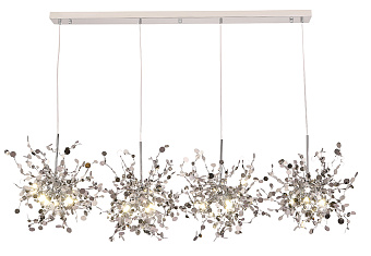 Люстра подвесная CRYSTAL LUX GARDEN GARDEN SP3х4 L1600 CHROME 128Вт 16 лампочек G9/LED