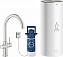 Смеситель для кухни GROHE Red II Duo 30079DC1 высокий излив нержавеющая сталь