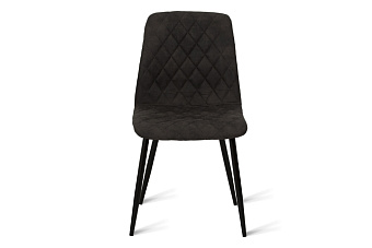 Кухонный стул AERO 45х42х82см сталь/экокожа Basalt