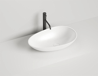 Раковина накладная SALINI CALLISTA 1101201SM S-Stone матовая 58х34,5см