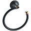 Полотенцедержатель FIXSEN Luksor FX-71611B золото/чёрный 18см