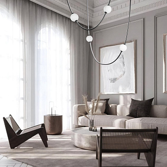 Светильник подвесной Loft It Embrace 10242/600 Black 38Вт LED