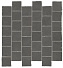 Керамическая мозаика Atlas Concord Италия Boost Natural A7CJ Coal Mosaico Tumbled 31х31см 0,384кв.м.