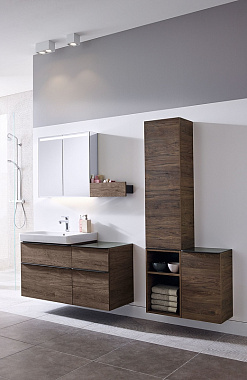 Шкаф зеркальный GEBERIT Option 500.205.00.1 15х75х70см с подсветкой