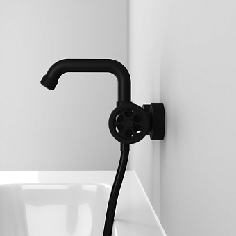 Смеситель для ванны IDDIS Grange GRABLR2i02WA чёрный матовый