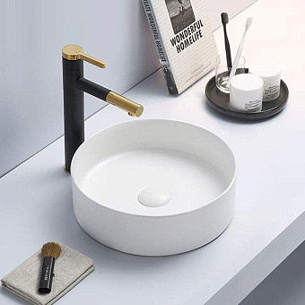 Раковина накладная Comforty 9110MW 39х39см