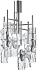Светильник потолочный CRYSTAL LUX PRIMAVERA PRIMAVERA PL6 CHROME 360Вт G9