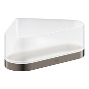 Полка в ванную угловая GROHE Selection 41038AL0 1-ярусная 16,8х16,8см чёрный