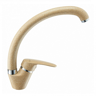 Смеситель для кухни Акватон Нимо 1AX002FCXX220 поворотный излив бежевый