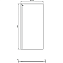 Фиксированная панель 100 см Ideal Standard CONNECT 2 Wetroom panel K9378V3