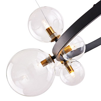 Люстра подвесная Arte Lamp VINCENT A7790SP-15BK 40Вт 15 лампочек G9