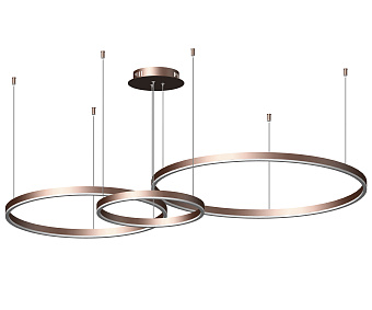 Люстра подвесная KINK Light Тор 08223,04P(4000K) 110Вт 3 лампочек LED