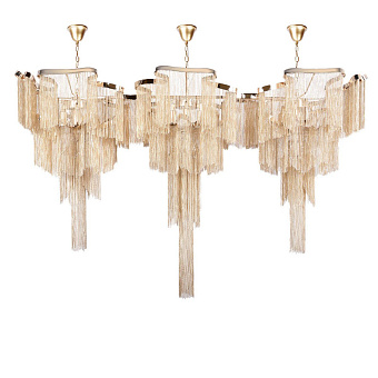 Светильник подвесной Loft It Stream 10208/1400R Gold 480Вт E14