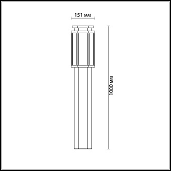 Светильник ландшафтный Odeon NATURE 4048/1F 100Вт IP44 E27 серый