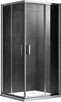 Угловое ограждение Gemy Victoria S30162 190х100см стекло прозрачное
